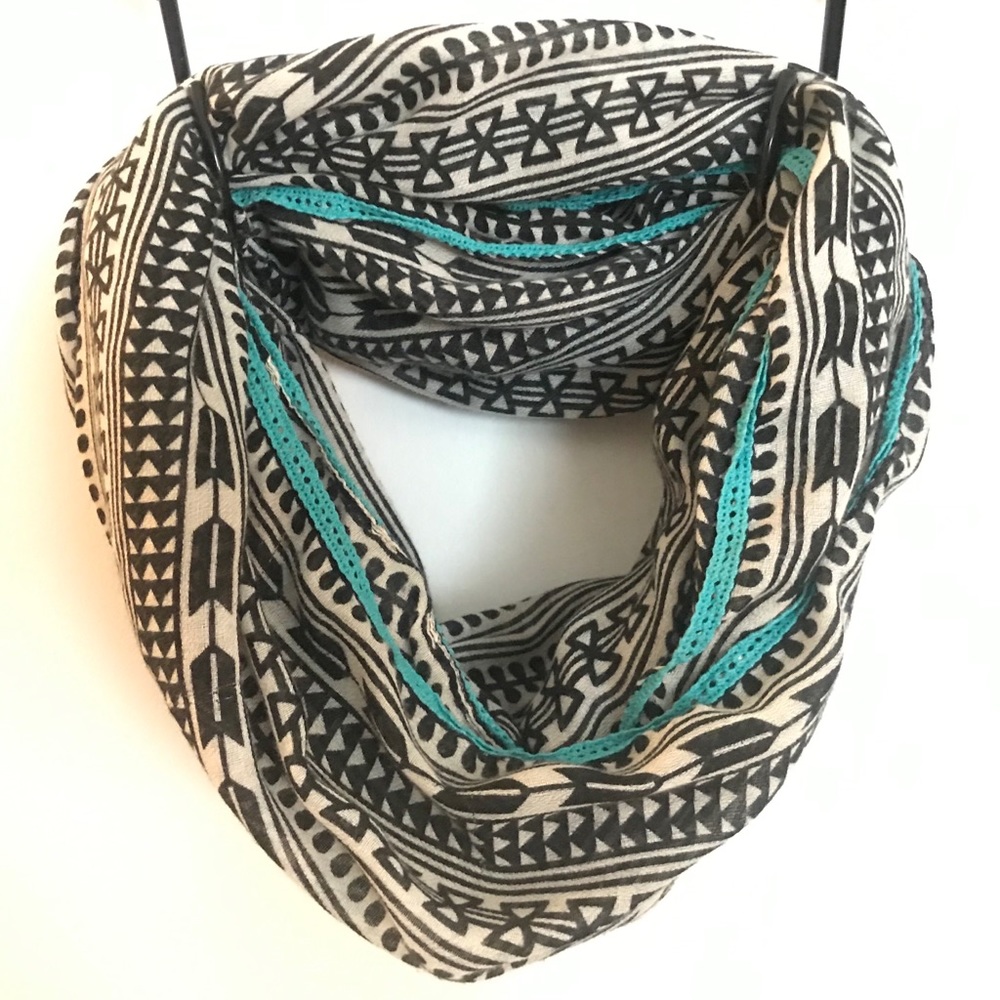 Urban Outfitters Tribal-Print Infiniti Scarf